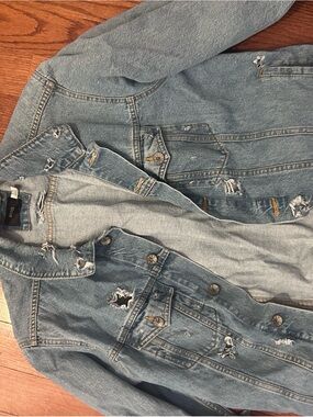BDG Light Blue Distressed Denim Jacket